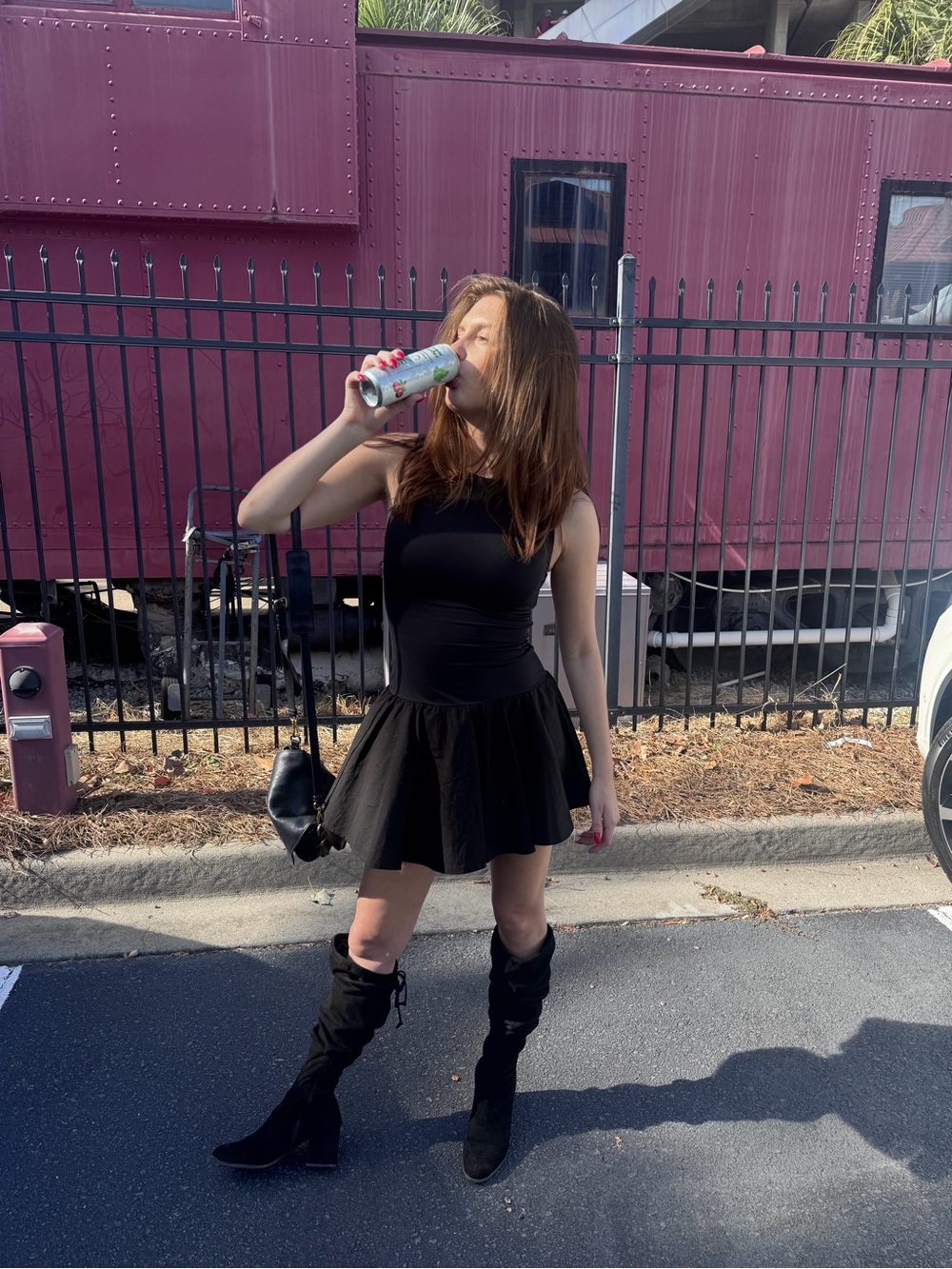 Aritzia Black mini Dress